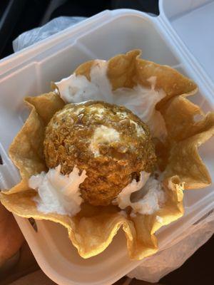 Fried ice cream