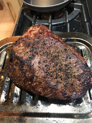 Perfect medium rare - it was a great London Broil