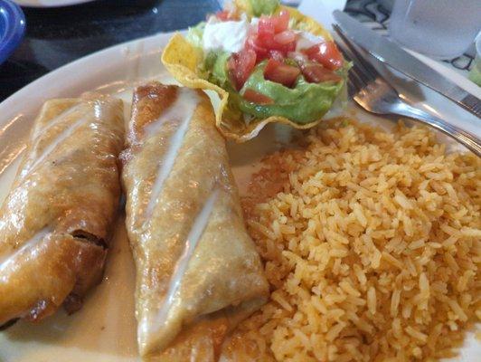 Steak chimichanga