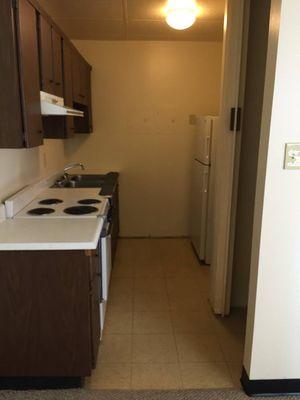 Kitchen at Fowler Apartments