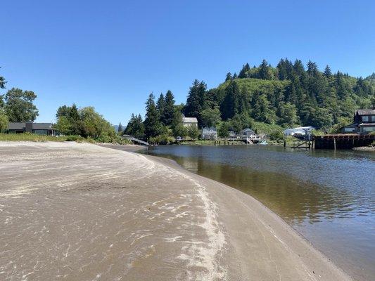 Vista park at Skamokawa creek