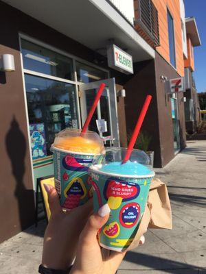 Free slurpees on 7/11