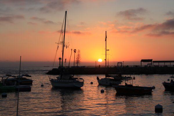 Sunrise in Catalina Island