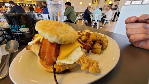 chicken club biscuit