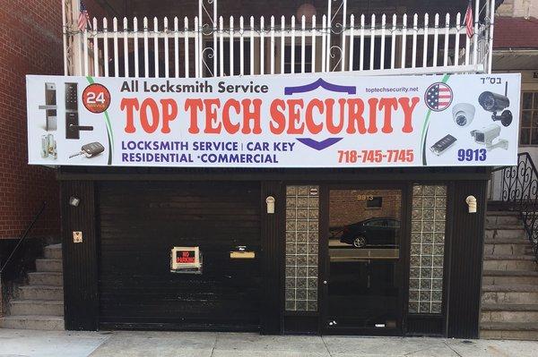 The new Top Tech Security Store Front. We are now open for business.