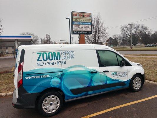 Zoom Express Laundry offers Free Pickup & Delivery