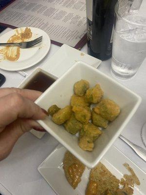 Fried okra!