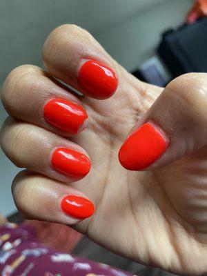 Gel manicure did not last 1 day!