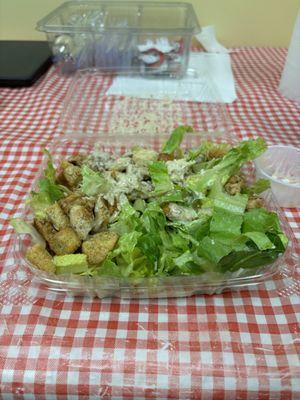 chicken Caesar salad was delicious thank you