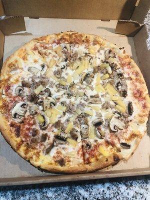 3 topping large round