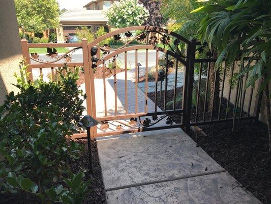 Ornamental Iron Gate for Katy M.