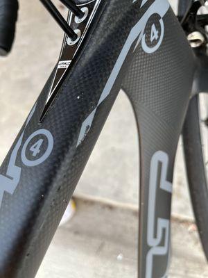 scratched carbon fiber bike; they refused to wrap it or protect it despite our request