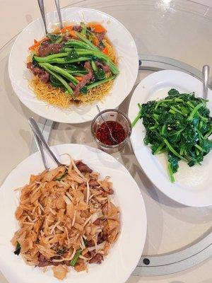 Beef Chow Foon, Beef Chow Mein, Dao Miu