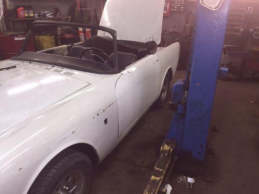 Just getting started 1965 sunbeam tiger