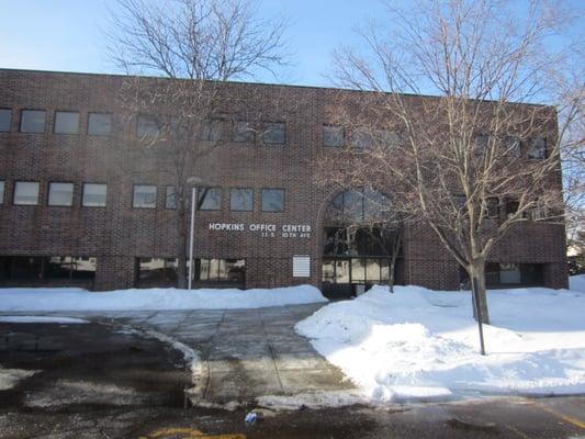 Our buildings- just 1 block south of historic downtown Hopkins