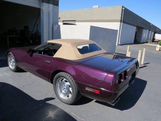 Corvette Convertible top