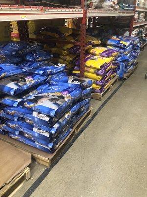 Pallets of Dry Cat Food