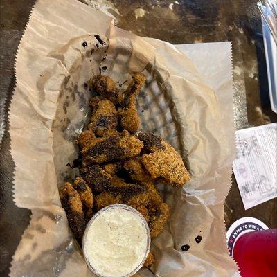 Fried mushrooms