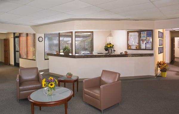 Aurora Charter Oak Hospital - front lobby and reception