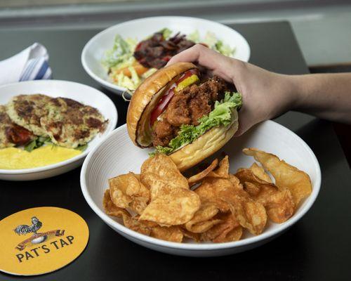 Pat's buttermilk fried chicken sandwich