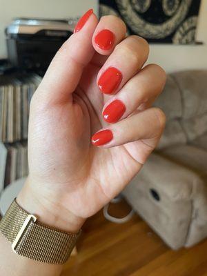 Dip powder manicure