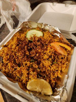 Goat biryani