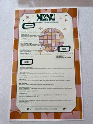 Breakfast & Lunch Menu