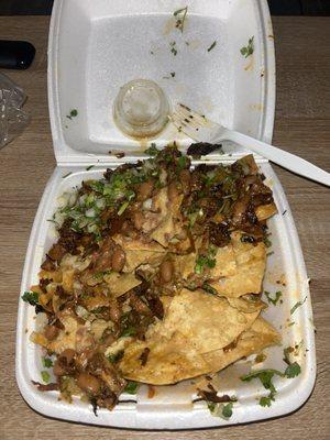 Al pastor nachos