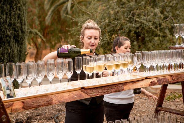 Champagne Table that was provided with Pierre and his team. Did I mention he can also provide you with RENTALS!