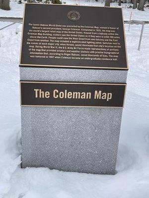 IT'S FREE! The Coleman Map @ Babson College in Wellesley MA