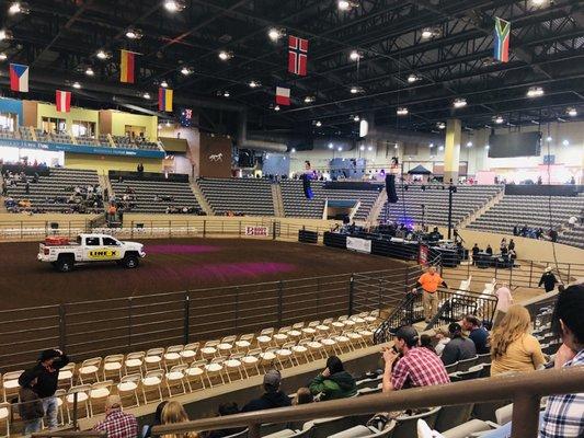 Bulls, Bands and Barrels...concert stage