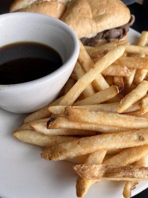 Golden brown fries-very yummy.