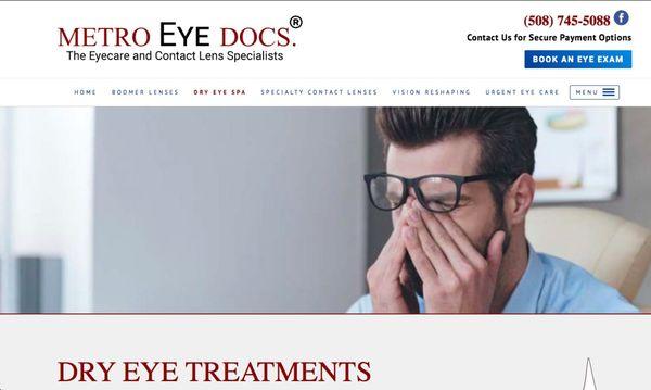 Tired of dry eyes?  Dry Eye Spa...Learn more.