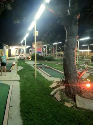 Putt putt golf, straight from the height of the cold war.