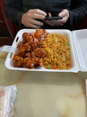 Orange chicken