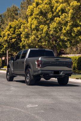 2020 Ford Raptor Rear View