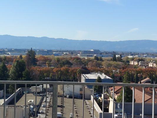 View from my old apartment at Fourth Street Apartments