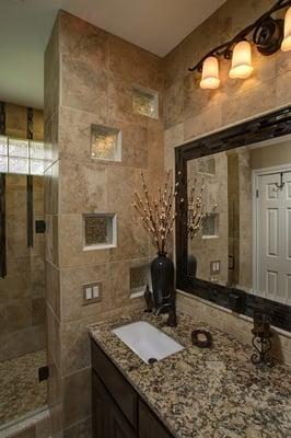 Fine Bathroom Upgrades With Custom Tile Designs