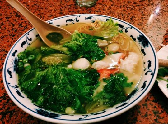 Seafood pho!