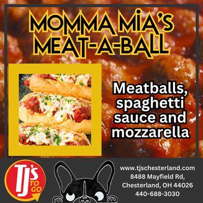 Meatball Loaded Hot Dog