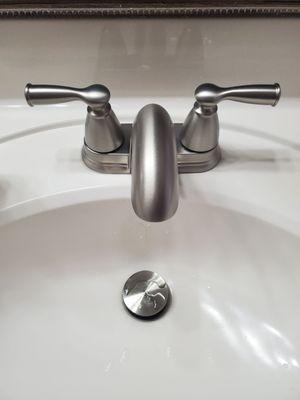 New bathroom faucets