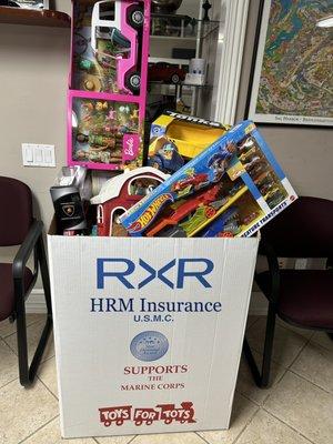 Toys for Tots ! HRM Insurance