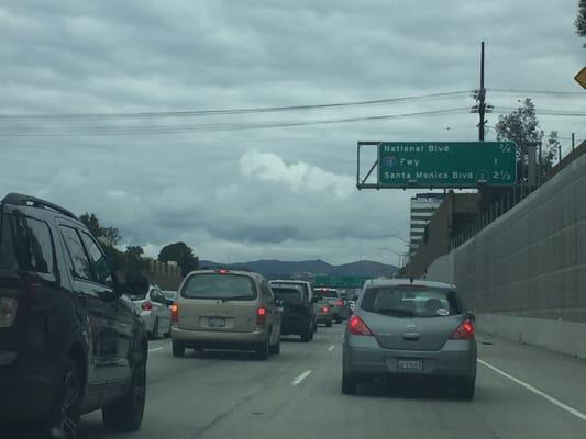 Too many cars on the 405 freeway