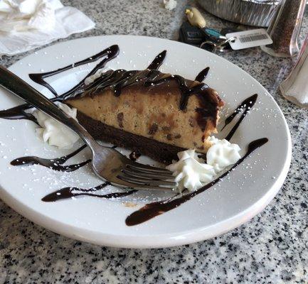 Chocolate peanut butter mousse cake