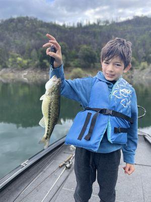 Grandson number two with a nice two pounder.