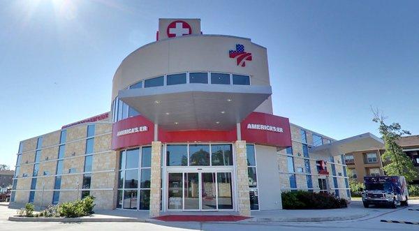 Front view of America's ER Medical Centers: 24/7 Emergency Room & Urgent Care