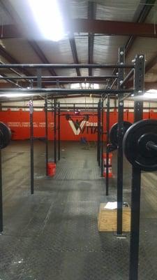 The pull up rack.