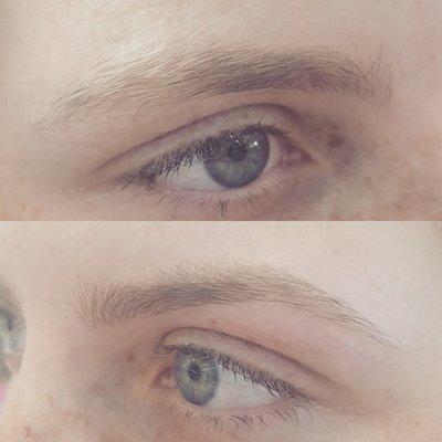 Before and after, take your brows from now to wow!