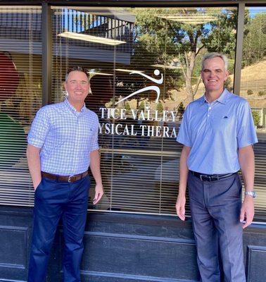 Don Dendinger and Rob Walters; owners of Tice Valley Physical Therapy