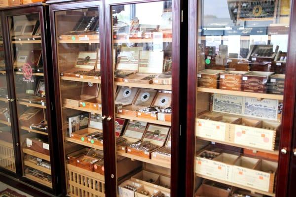 over 15000 premium cigars in stock.